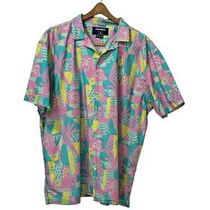 Chubbies Shirt Mens 2XL Button Up Short Sleeve Resort Beach Tropical Vacation
